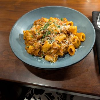 Serafina Ristorante - Rigatoni Bolognese (very generous portion) - Italian Near Me - Apex, North Carolina
