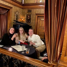 A table near the bar