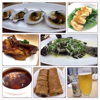 景逸軒 - Our delicious dinner in a Chinese restaurant in Hong Kong on St Patrick Day! All Delicious! ;-) 03.17.16 - Cantonese Near Me - Hong Kong, HK