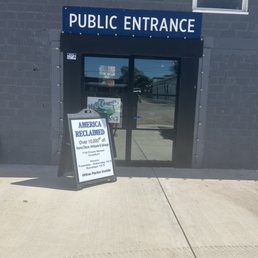 Exterior outside entrance of America Reclaimed - warehouse entrance in back - Comfort, Texas Exterior outside entrance of America Reclaimed - warehouse entrance in back - Comfort, Texas