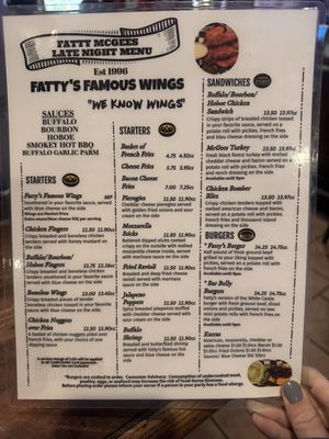 Menu photo 1 Fatty McGees East Islip, NY