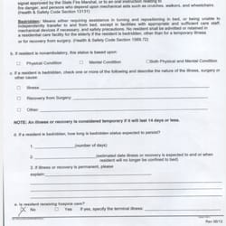 Hayworth Terrace Assisted Living - Definition of ambulatory vs nonambulatory~anyone with an assistive device is nonambulatory. fire marshall needs to inspect ratios