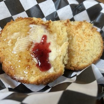 August First - Griddled maple biscuit (served with butter and jam) - Bakeries Near Me - Burlington, Vermont