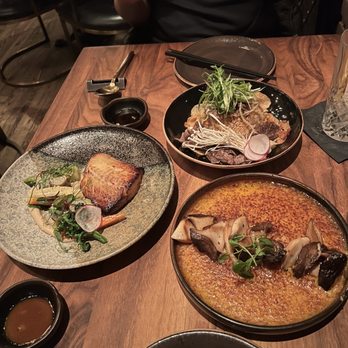 Jatoba - Black cod/ king oyster mushroom/ duck fried rice - Japanese Near Me - Montreal, Quebec Jatoba - Black cod/ king oyster mushroom/ duck fried rice - Japanese Near Me - Montreal, Quebec
