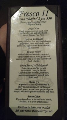 Menu photo 6 Fresco II Palmdale, CA