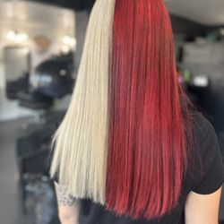 Wild Root Hair Company - Blonde and red split dye