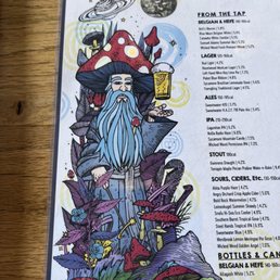 Drink menu art