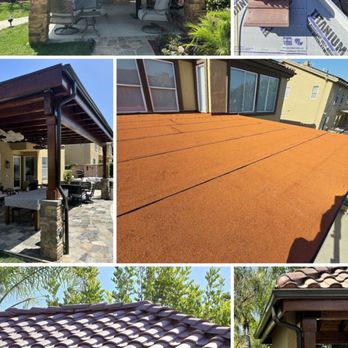 GreenCal Construction - Tile roof and patio roof installed by GreenCal Construction. Check out the gutters too!! - Roofing Near Me - Bellflower, California