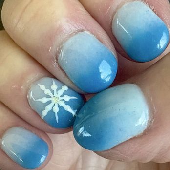 Neko Nails & Spa - Dip ombré manicure with design!! - Nail Salons Near Me - Derry, New Hampshire
