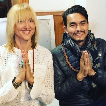 Yogashala - With Beautiful yogini during YTTC at Nepal Yoga Home in Kathmandu, Nepal. - Yoga Near Me Yogashala - With Beautiful yogini during YTTC at Nepal Yoga Home in Kathmandu, Nepal. - Yoga Near Me