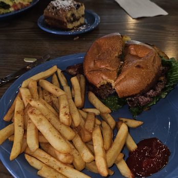 The Breakfast Club - Bacon Cheese Burger and Fries - Breakfast & Brunch Near Me - San Mateo, California The Breakfast Club - Bacon Cheese Burger and Fries - Breakfast & Brunch Near Me - San Mateo, California