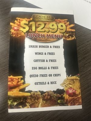 Menu photo 1 Cache 42 Downtown Memphis, TN