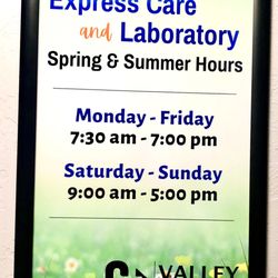 Valley Medical Center - Urgent Care is called "Express Care"