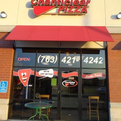 Chanticlear Pizza - The front of the shop, view looking south.
