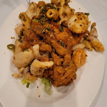 Wing's Kitchen - Spicy salt three delights - Chinese Near Me - Boston, Massachusetts