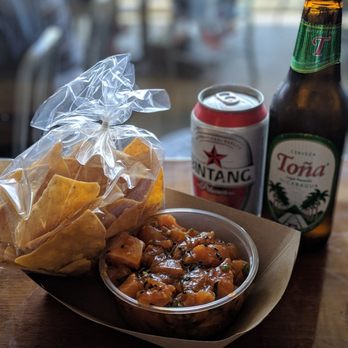Bear Flag Fish - Salmon poke, chips, and beers - Seafood Near Me - Huntington Beach, California Bear Flag Fish - Salmon poke, chips, and beers - Seafood Near Me - Huntington Beach, California
