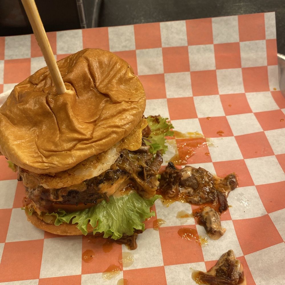 Charred Foods - Cowboy burger - Burgers Near Me - Herndon, Virginia Charred Foods - Cowboy burger - Burgers Near Me - Herndon, Virginia