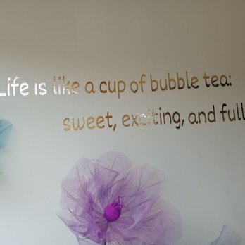 Hi T - Cute decor. Oops, sorry I cut off the quote. Was too excited by the thought of unlimited toppings, lol. - Bubble Tea Near Me - Ottawa, Ontario