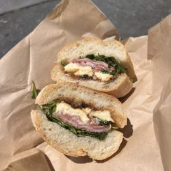 Brie and fig smoked prosciutto