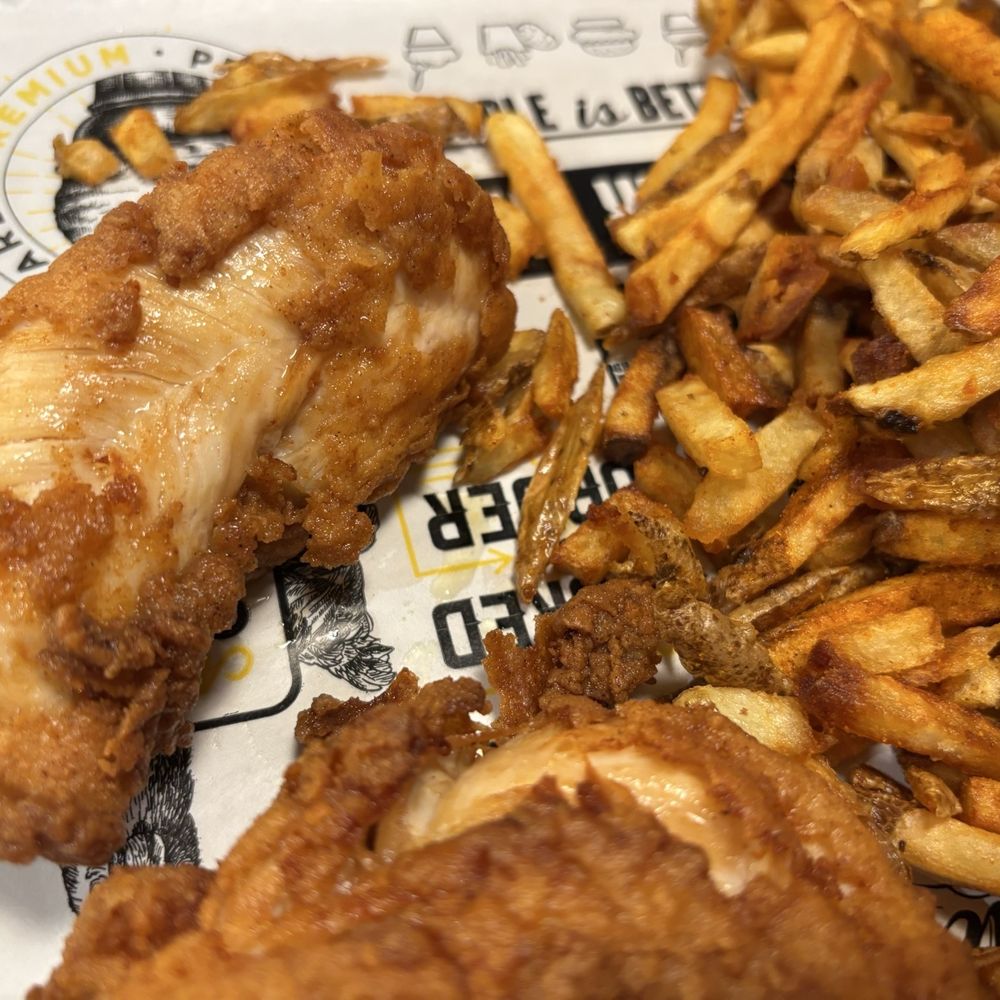 Super Chix - Chicken missing half it's breading. Super greasy. - Chicken Shop Near Me - Sandy, Utah Super Chix - Chicken missing half it's breading. Super greasy. - Chicken Shop Near Me - Sandy, Utah