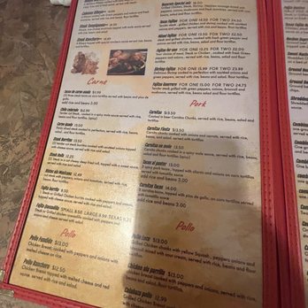 Cabana's Grill - Menu as of 3/20/26. - Mexican Near Me - Marion, South Carolina Cabana's Grill - Menu as of 3/20/26. - Mexican Near Me - Marion, South Carolina