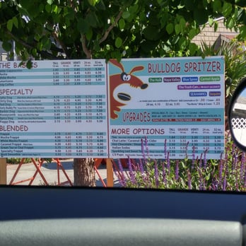 Reddog Coffee - The menu and drive up window - Coffee & Tea Near Me - Sequim, Washington