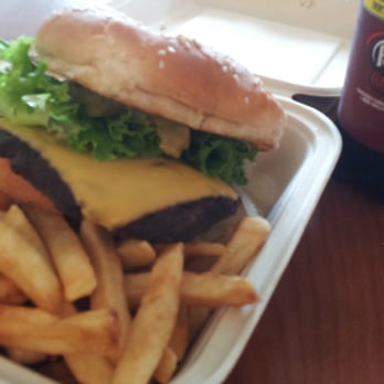 Lunchstop Cafeteria - Cheeseburger and Fries. - Cafes Near Me - Los Angeles, California