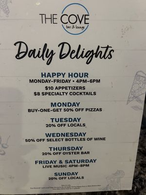 Menu photo 7 The Cove Bar & Lounge Laughlin, NV Menu photo 7 The Cove Bar & Lounge Laughlin, NV