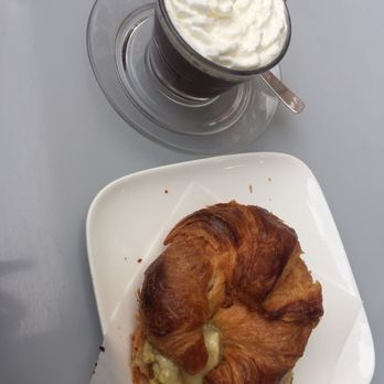 Fellini Caffè - Fellini Classica and egg+cheese croissant :) - Italian Near Me - Houston, Texas
