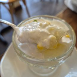 Corn pudding dessert Corn pudding dessert