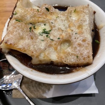 Portico - French onion soup - New American Near Me - Grand Rapids, Michigan