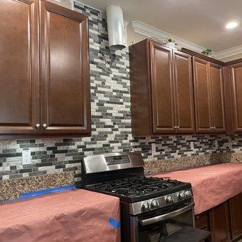 Noor Construction - Work in progress backsplash - General Contractors Near Me Noor Construction - Work in progress backsplash - General Contractors Near Me