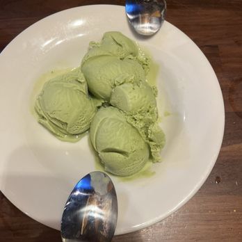 Crazy Rock'N Sushi - Gardena - Green tea ice cream to finish off my meal - Seafood Near Me - Gardena, California Crazy Rock'N Sushi - Gardena - Green tea ice cream to finish off my meal - Seafood Near Me - Gardena, California