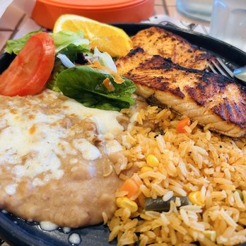 La Parrillada De Covina - Grill Salmon Delicious dish!! Hand made tortillas!! - Mexican Near Me - Covina, California