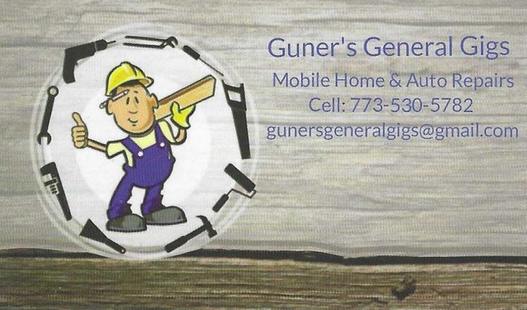 Slide of Guner's General Gigs