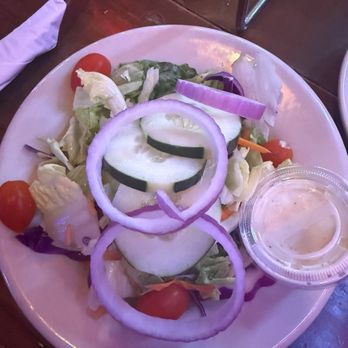 Niko's Red Mill Tavern - House salad with Ranch - Burgers Near Me - Woodstock, Illinois Niko's Red Mill Tavern - House salad with Ranch - Burgers Near Me - Woodstock, Illinois