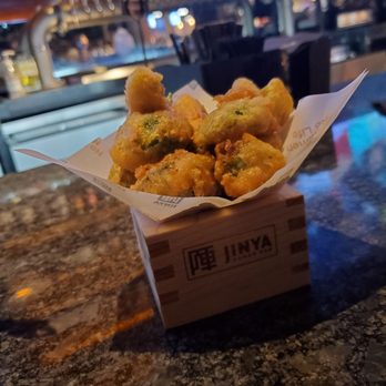 JINYA Ramen Bar - Arlington - Brussel sprouts tempura! It's great with a sauce, I like the "CST" sauce- it's like a spicy mayo :) - Ramen Near Me - Arlington, Virginia