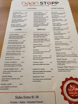 Menu photo 7 Naan Stopp Windermere, FL