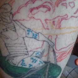 Pigments of Your Imagination - The rope and upper bomb are still infected after a month and a half.