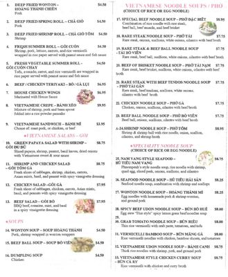 Menu photo 4 Alo Saigon Westfield, MA