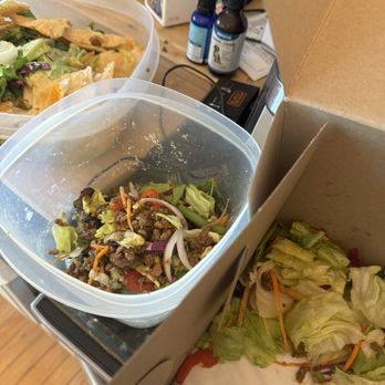 Sagebrush Cantina - My mess of a salad. - Mexican Near Me - Fenton, Michigan Sagebrush Cantina - My mess of a salad. - Mexican Near Me - Fenton, Michigan