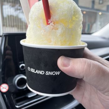Island Snow Hawaii - Small shaved ice with Pina Colada, Pineapple, and Orange. - Men's Clothing Near Me - Kailua, Hawaii