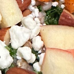 a close up of a salad a close up of a salad