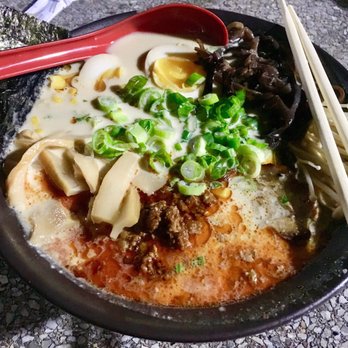 Miso Ramen Bar - Spicy Tan Tan Ramen!! A whole bowl of slurping YUM!! - Ramen Near Me - Cary, North Carolina Miso Ramen Bar - Spicy Tan Tan Ramen!! A whole bowl of slurping YUM!! - Ramen Near Me - Cary, North Carolina