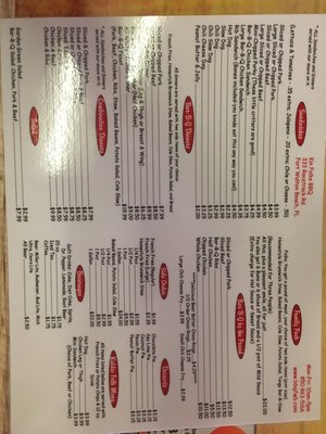 Menu photo 4 Kinfolks Bar-B-Q Fort Walton Beach, FL