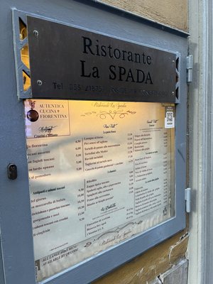 Menu photo 1 La Spada Florence, FI