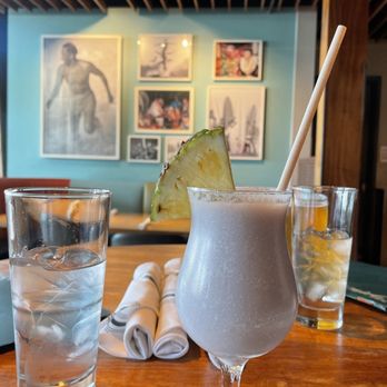 Duke's La Jolla - Lavender pina colada - New American Near Me - La Jolla, California