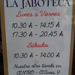 La Jaboteca - Horario.