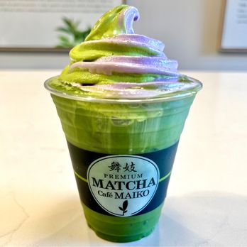 Premium Matcha Cafe Maiko - Matcha Float with Matcha/Ube Ice Cream - Ice Cream & Frozen Yogurt Near Me - Tempe, Arizona Premium Matcha Cafe Maiko - Matcha Float with Matcha/Ube Ice Cream - Ice Cream & Frozen Yogurt Near Me - Tempe, Arizona