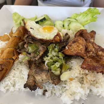 Pho 87 - Charbroiled pork and pork chop combination plate - Vietnamese Near Me - Los Angeles, California